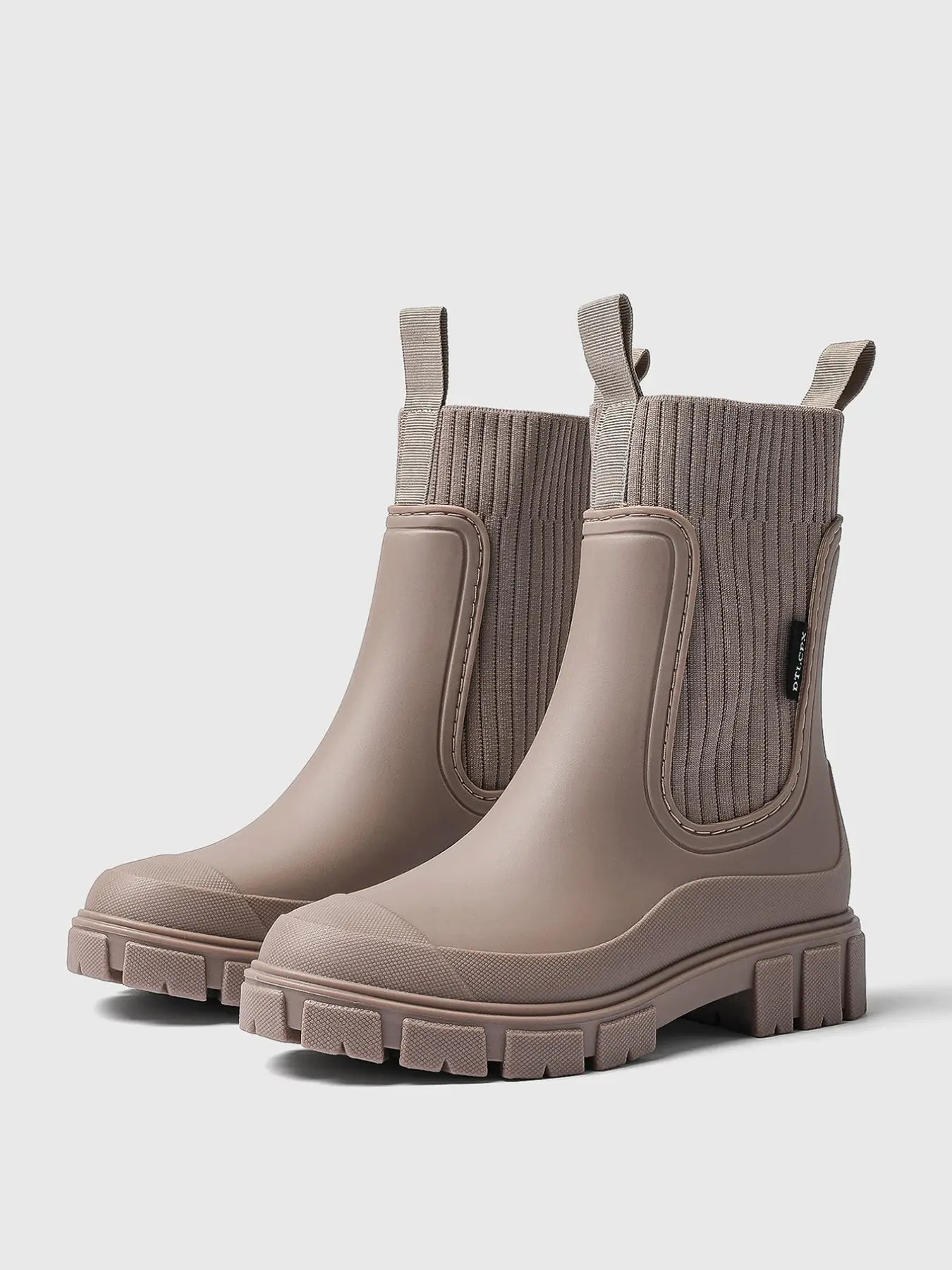 Women'S Solid Color Waterproof Rain Boots, Women Shoes, 2024 New Style Fashionable round Toe Boots for Outdoor Wear, Non-Slip Rain Boots for Women & Girls, Casual Boots